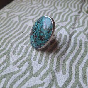 Sterling silver turquoise ring